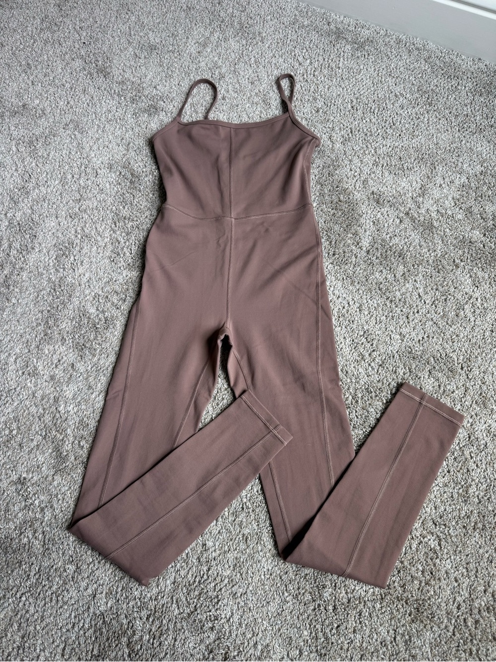 Aritzia Wilfred Free Onesie Jumpsuit — tan color — size XS
